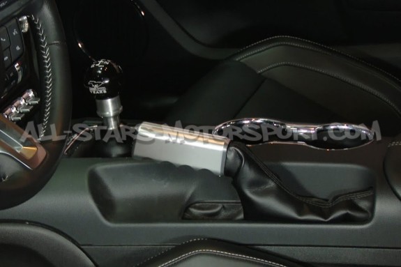 Ford Mustang S550 Ecoboost / V8 Drake Shelby Billet Aluminum Parking Brake Handle Cover