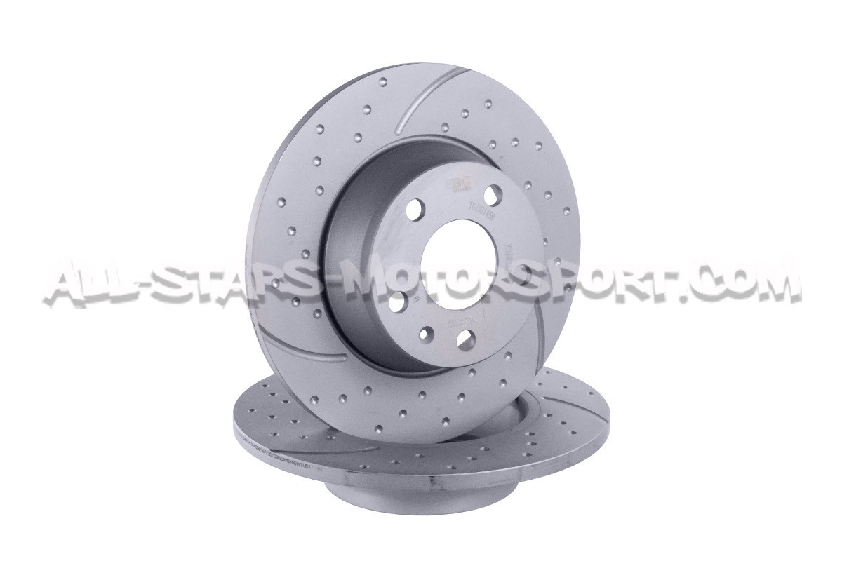 Disques de frein arrières EBC Turbo Grooved pour Audi TT Mk2 2.0 TFSI