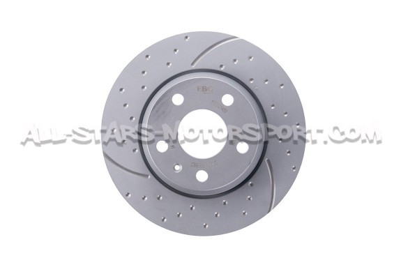 Audi TT Mk2 2.0 TFSI EBC Turbo Grooved Rear Brake Discs