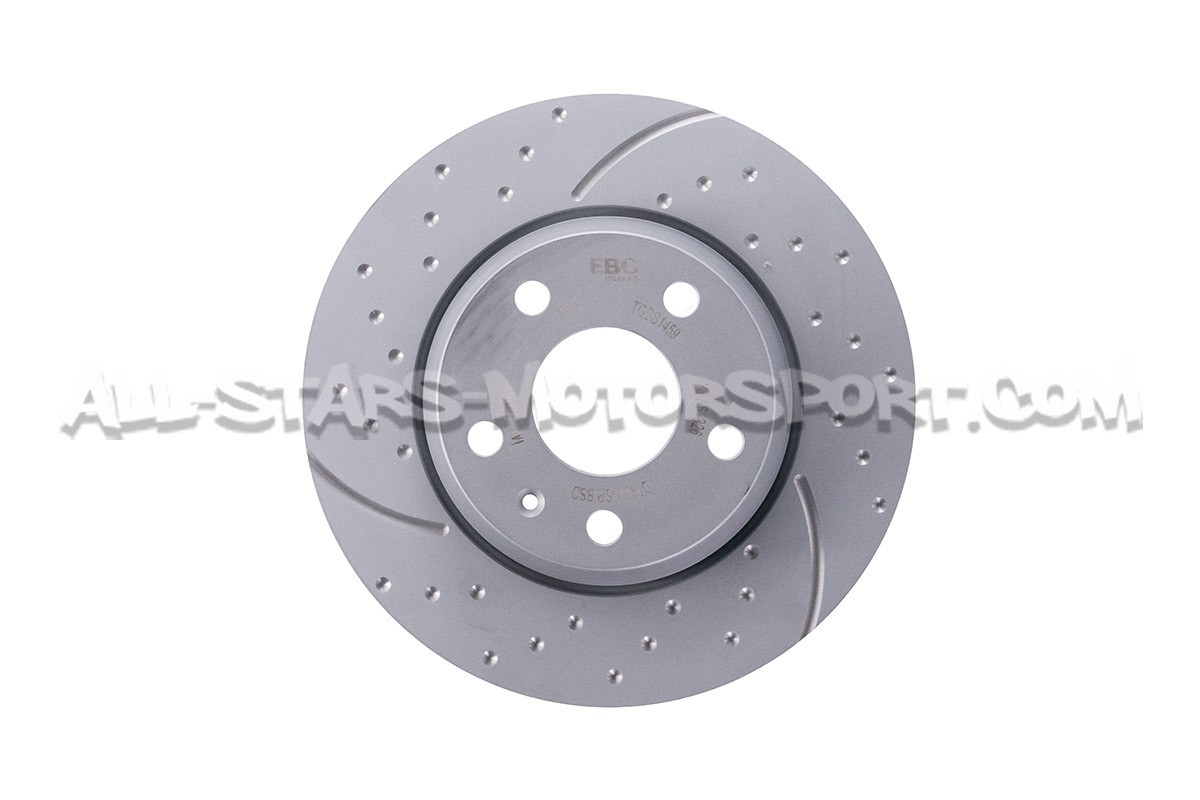 Audi TT Mk2 2.0 TFSI EBC Turbo Grooved Rear Brake Discs