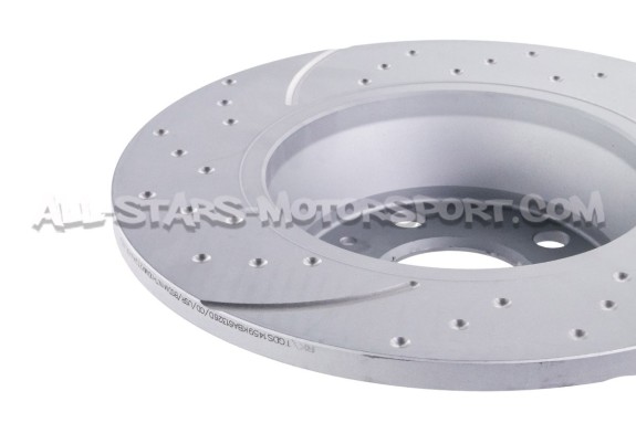 Disques de frein arrières EBC Turbo Grooved pour Audi TT Mk2 2.0 TFSI