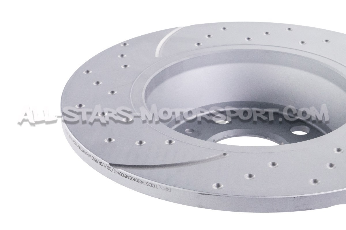 Audi TT Mk2 2.0 TFSI EBC Turbo Grooved Rear Brake Discs