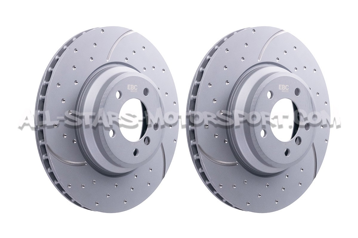 Disques de frein avants EBC Turbo Grooved pour BMW 335i E9x