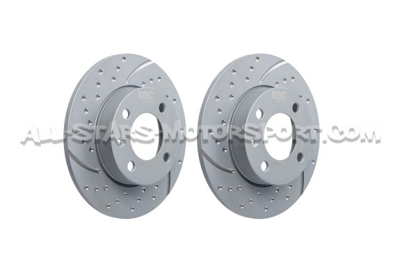 Seat Ibiza Cupra 6K EBC Turbo Grooved Rear Brake Discs