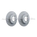 Seat Ibiza Cupra 6K EBC Turbo Grooved Rear Brake Discs