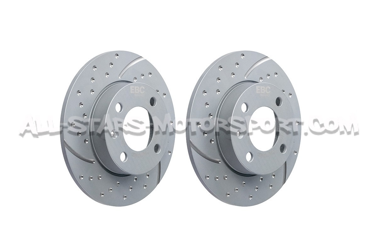Seat Ibiza Cupra 6K EBC Turbo Grooved Rear Brake Discs