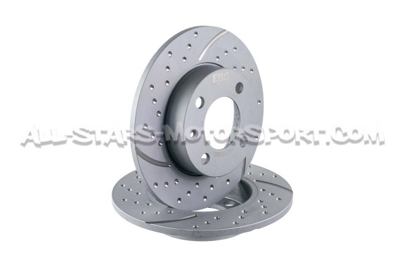 Seat Ibiza Cupra 6K EBC Turbo Grooved Rear Brake Discs