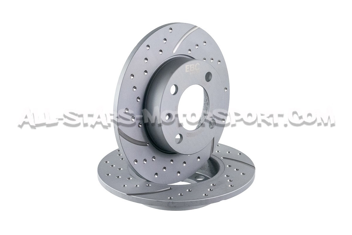 Seat Ibiza Cupra 6K EBC Turbo Grooved Rear Brake Discs