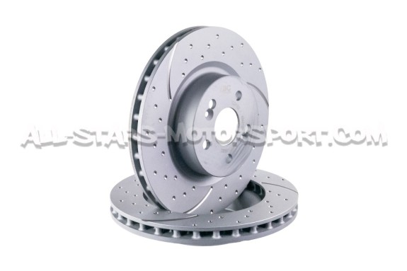 Disques de frein avants EBC Turbo Grooved pour Clio 3 RS / Mégane 2 RS
