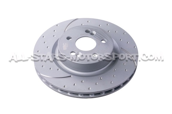 Discos de freno delanteros EBC Turbo Grooved para Clio 3 RS / Mégan...