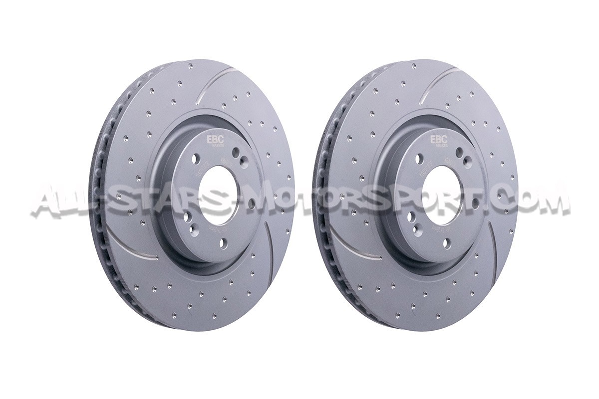 Disques de frein avants EBC Turbo Grooved pour Hyundai I20 N