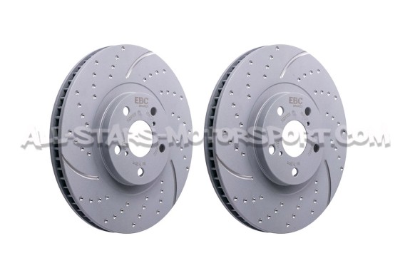 Toyota Supra MK4 2JZ EBC Turbo Grooved Front Brake Discs