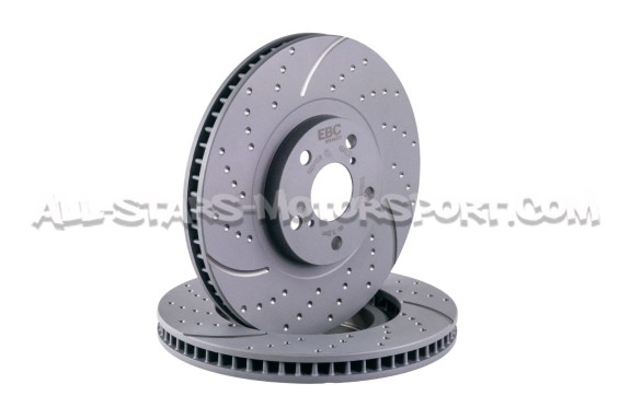 Toyota Supra MK4 2JZ EBC Turbo Grooved Front Brake Discs