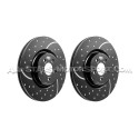 Ford Focus 2 RS EBC Turbo Grooved Front Brake Discs