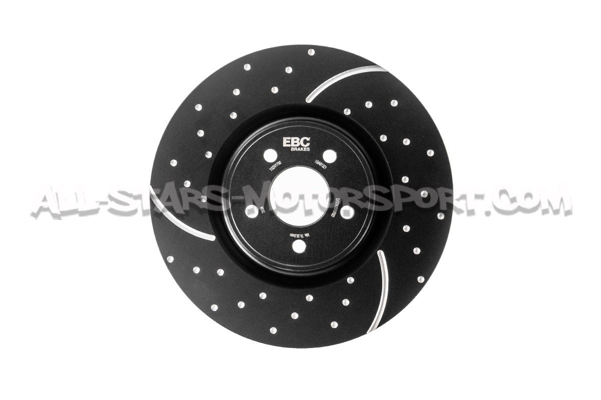 Ford Focus 2 RS EBC Turbo Grooved Front Brake Discs
