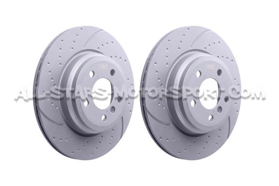 BMW 335i / 340i / 435i / 440i F3x EBC Turbo Grooved Rear Brake Discs