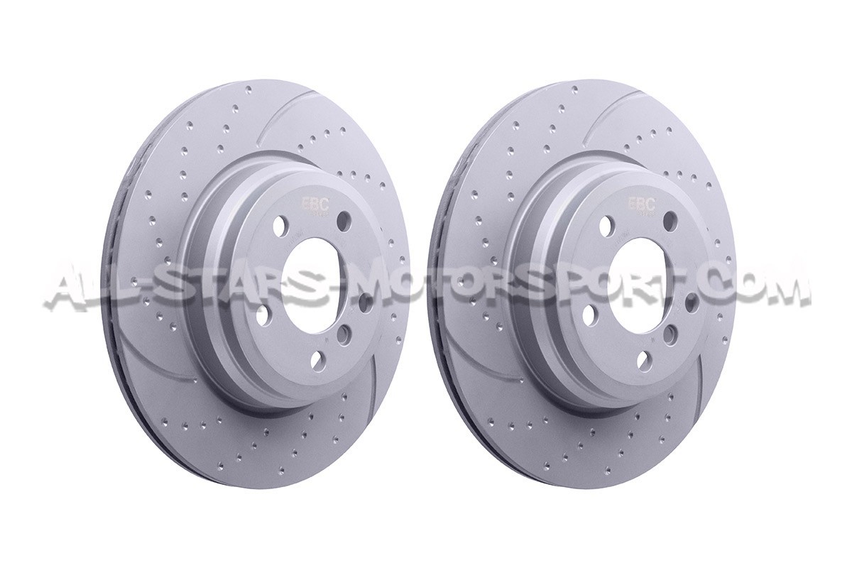 BMW 335i / 340i / 435i / 440i F3x EBC Turbo Grooved Rear Brake Discs