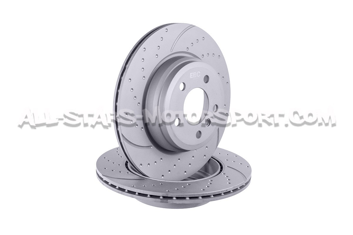BMW 335i / 340i / 435i / 440i F3x EBC Turbo Grooved Rear Brake Discs
