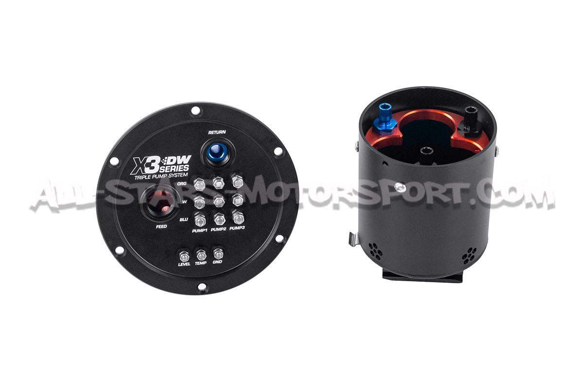 Kit 3 pompes à essence Deatschwerks DW430c pour Nissan R35 GTR