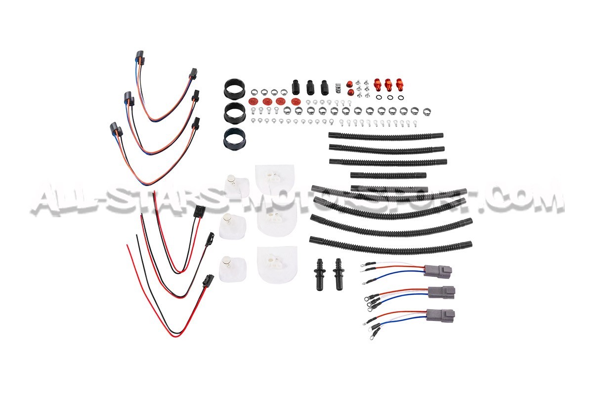 Kit 3 pompes à essence Deatschwerks DW430c pour Nissan R35 GTR