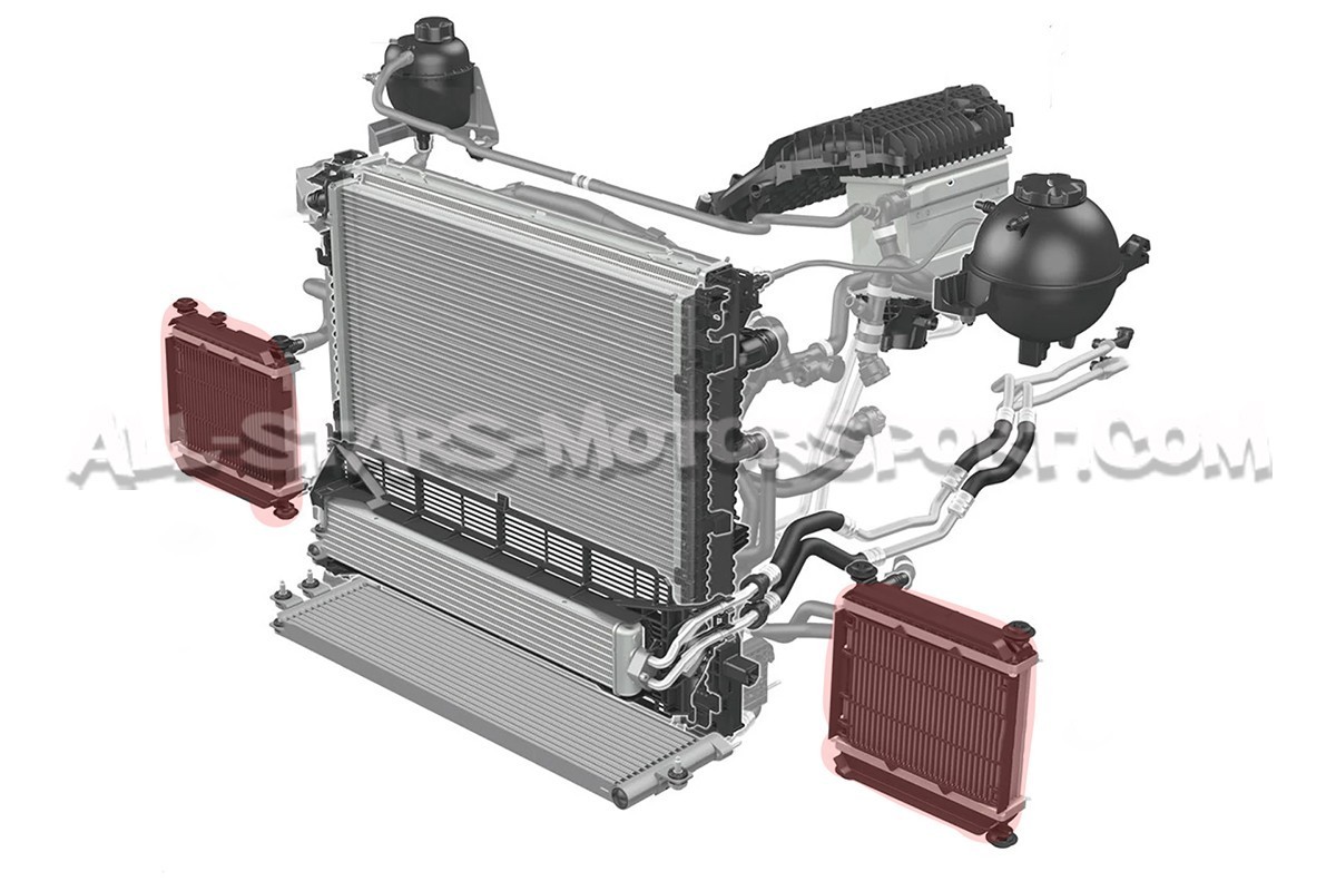BMW M3 G80 / M4 G8x / M2 G87 CSF Race Auxiliary Radiator