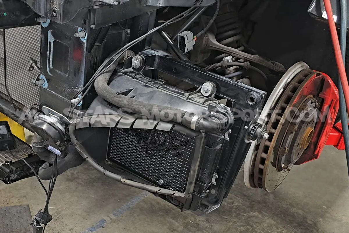 Mercedes C63 AMG W205 / AMG GT / GTS C190 CSF Race Auxiliary Radiator