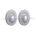 Discos de freno traseros EBC Turbo Grooved para Hyundai I30 N (314mm)