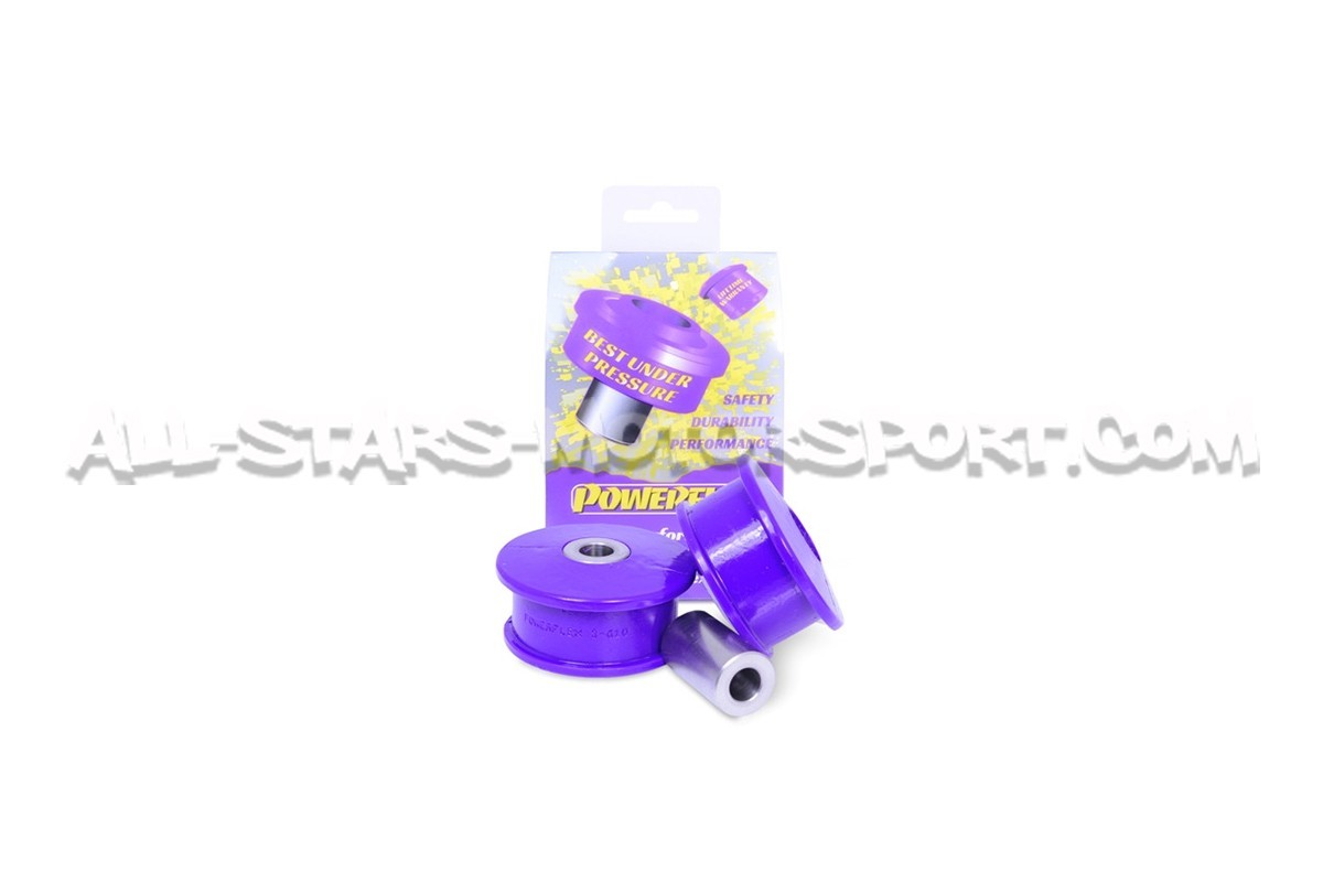 Silentblocs arrières Powerflex pour bras inférieurs avants (alu) de Golf 4 R32 / S3 8L / Leon 1M / TT 8N