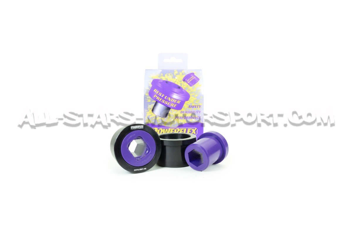 Silentblocs arrières Powerflex pour bras inférieurs avants de BMW M3 E46 (piste)