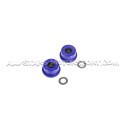 Silentblocks traseros Powerflex para brazos inferiores delanteros de BMW E30 y 325i / 328i / M3 E36