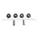 Silentblocs avant Powerflex pour bras inférieurs avant de Golf 5 / 6 / 7 / 8 GTI / R, S3 / RS3, Leon Cupra ou TT 8J / 8S