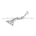 Mini Cooper S R53 Scorpion Decat Exhaust Manifolds