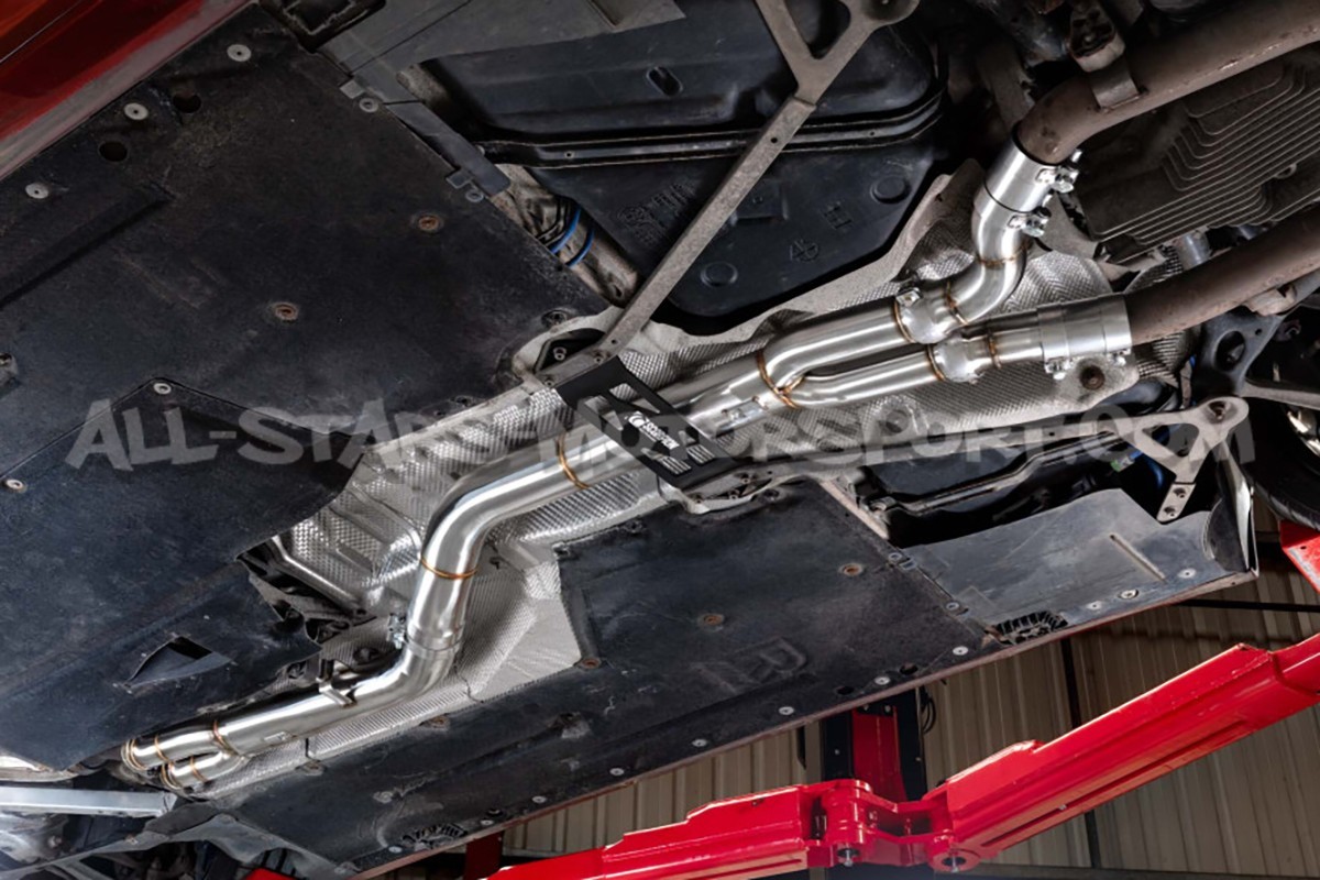 BMW M2 Competition F87 Scorpion Single Exhaust OPF delete Midpipe