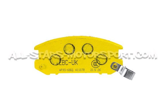 Plaquettes de frein arrieres EBC Yellow Stuff pour Toyota MR2 ZZW30