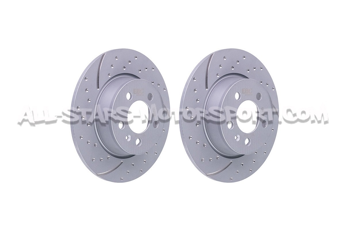 Disques de frein arrières EBC Turbo Grooved pour Audi S1