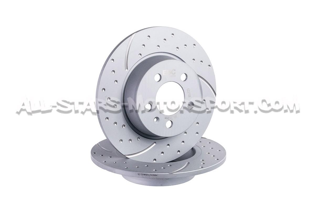 Discos de freno traseros EBC Turbo Grooved para Audi S1