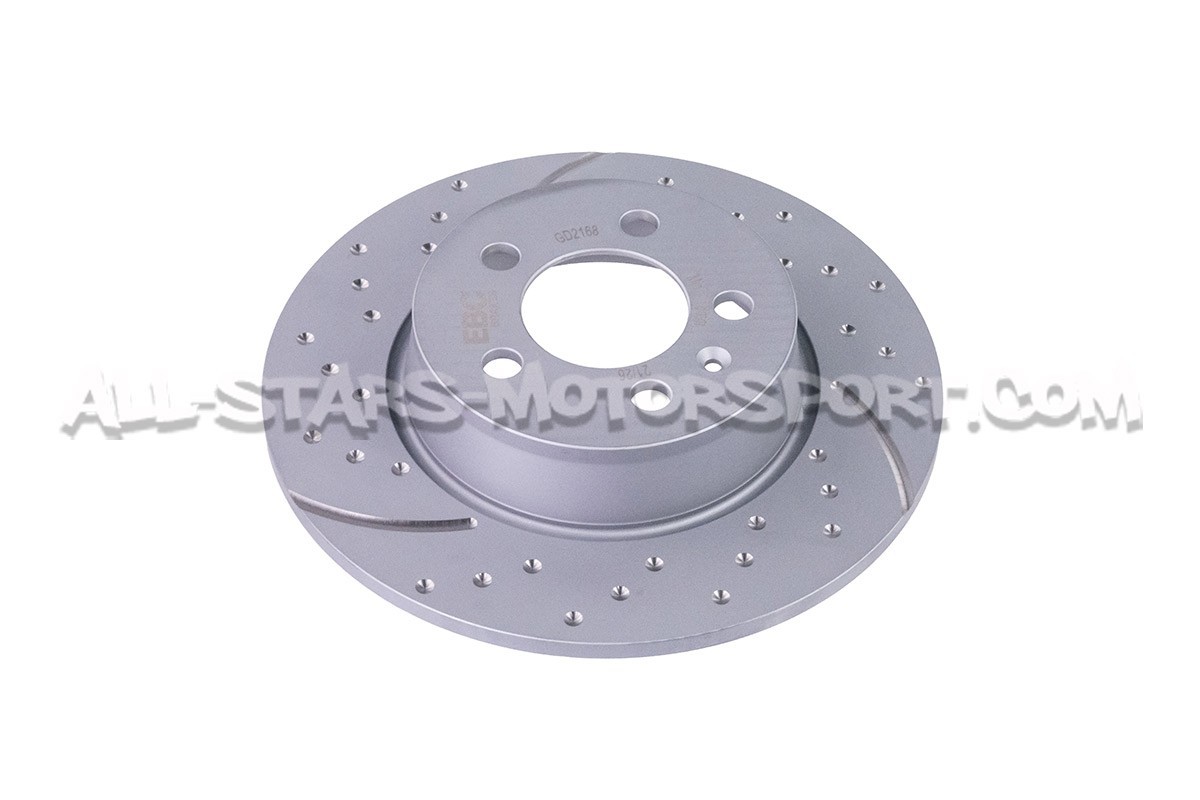 Disques de frein arrières EBC Turbo Grooved pour Audi S1