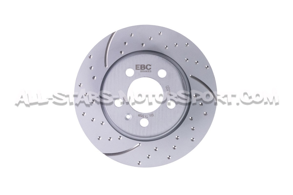 Disques de frein arrières EBC Turbo Grooved pour Audi S1