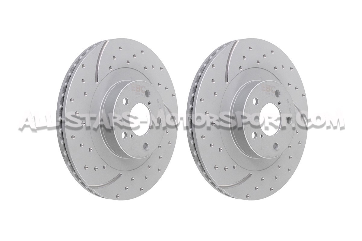 Subaru BRZ / WRX 01-07 and Toyota GT86 / GR86 EBC Turbo Grooved Front Brake Discs