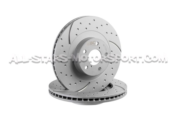 Discos de freno delanteros EBC Turbo Grooved para Subaru BRZ / Toyo...