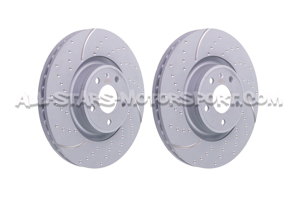 Audi A4 B9 and A5 F5 EBC Turbo Grooved Front Brake Discs