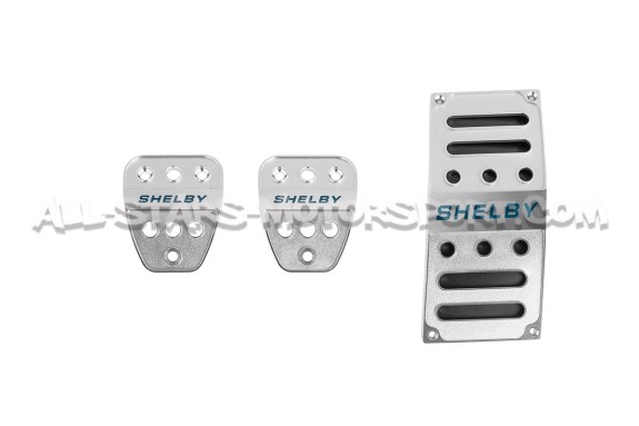 Kit de cubrepedales de aluminio Shelby para Ford Mustang S550 V8 / EcoBoost