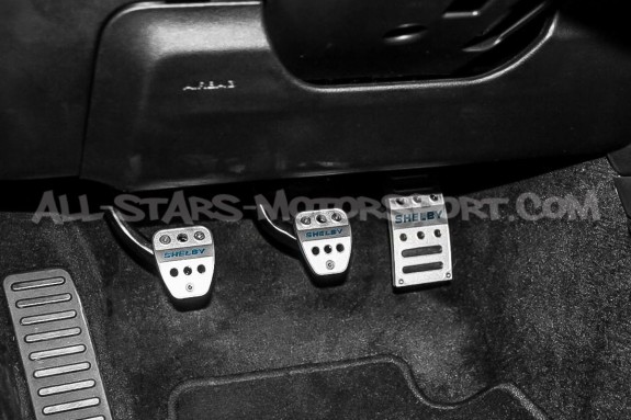 Kit de cubrepedales de aluminio Shelby para Ford Mustang S550 V8 / EcoBoost
