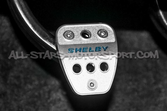 Kit de cubrepedales de aluminio Shelby para Ford Mustang S550 V8 / EcoBoost