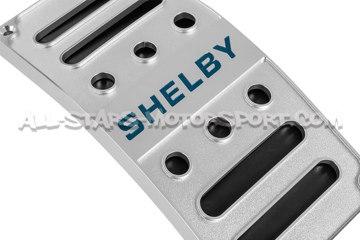 Kit de cubrepedales de aluminio Shelby para Ford Mustang S550 V8 / EcoBoost