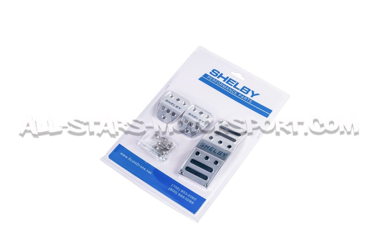 Ford Mustang S550 Ecoboost / V8 Shelby Billet Aluminum Pedal Cover Set