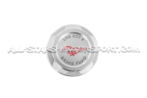 Cubre tapon del deposito de liquido de freno Drake para Ford Mustang S550 V8 / EcoBoost