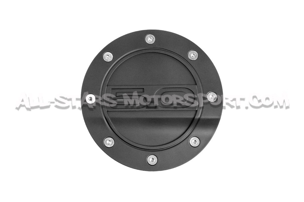 Tapa de combustible Drake Comp Series negra para Ford Mustang S550 V8 5.0