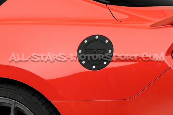Porte de trappe à essence Drake Comp Series noire pour Ford Mustang S550 V8 5.0