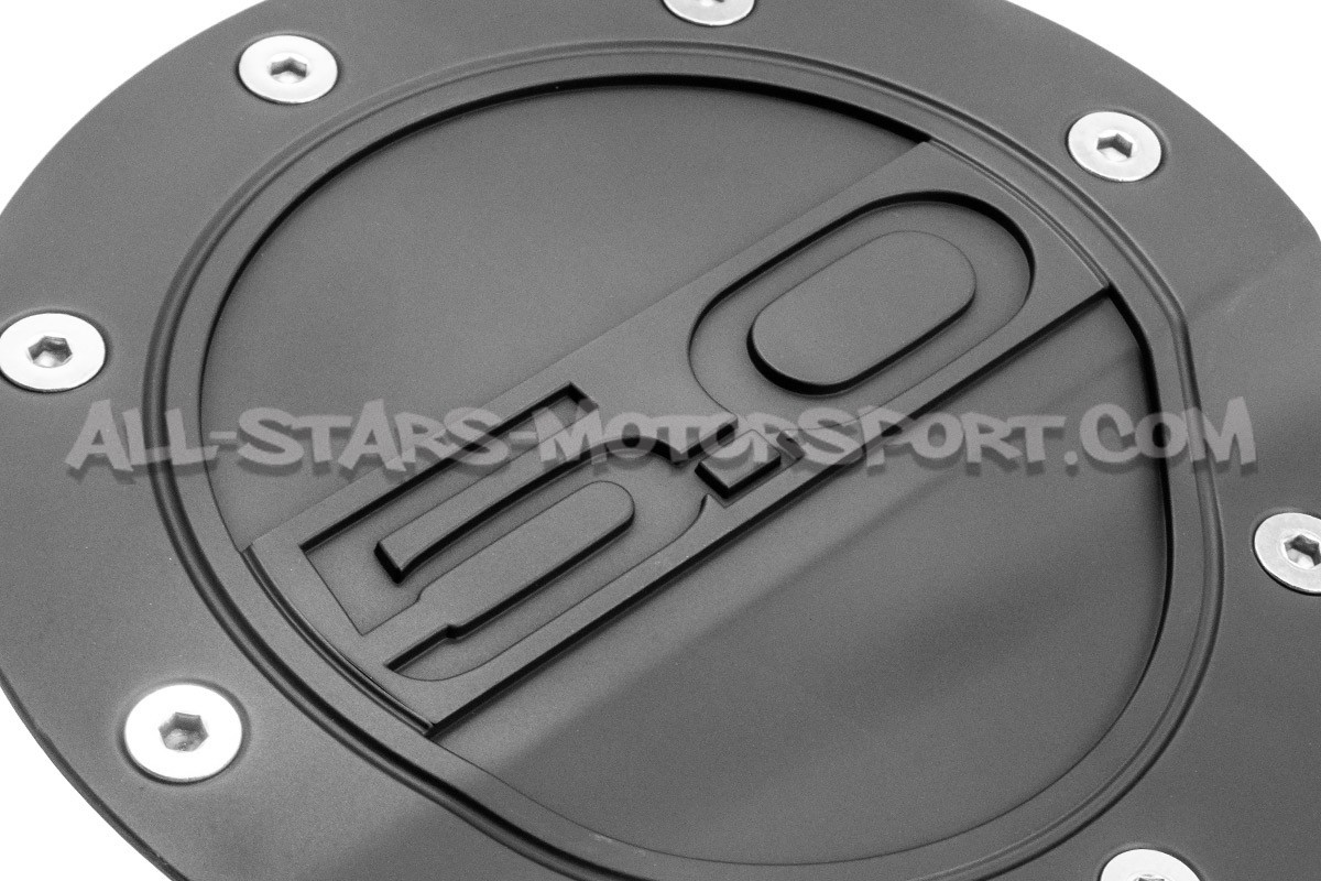 Tapa de combustible Drake Comp Series negra para Ford Mustang S550 V8 5.0
